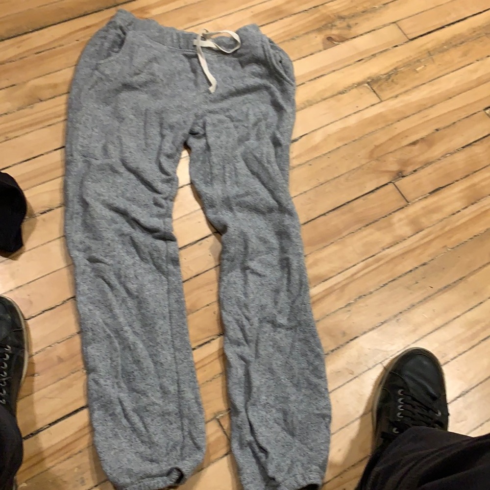 Grey gap track pants